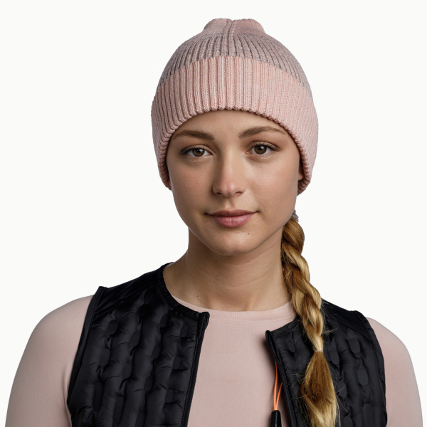 Шапка Buff Merino Active (; one size; Solid Pale Pink)
